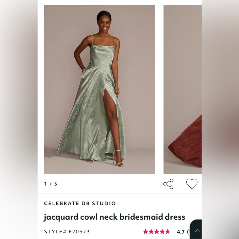 DB Studios Bridesmaid dress